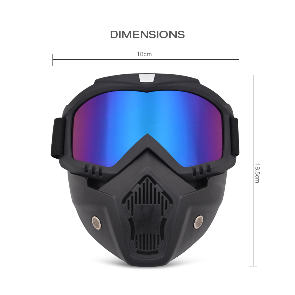 805 Off-road Protective Goggles Removable Dual Purpose Mask